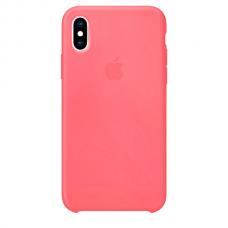 Чехол силиконовый Apple Silicon Case для iPhone X / iPhone 10 Розовый