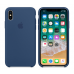 Чехол силиконовый Apple Silicon Case для iPhone X / iPhone 10 Синий