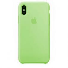 Чехол силиконовый Apple Silicon Case для iPhone X / iPhone 10 Зеленый