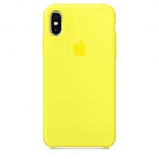 Чехол силиконовый Apple Silicon Case для iPhone XR Желтый