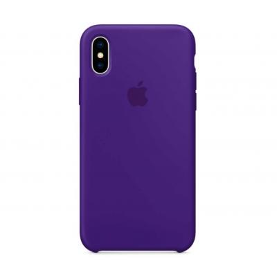 Силиконовый чехол Apple Silicon Case для iPhone Xs Фиолетовый