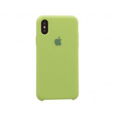 Чехол силиконовый Apple Silicon Case для iPhone Xs Зелёный