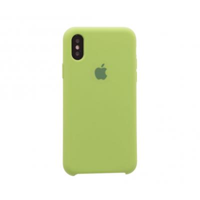 Силиконовый чехол Apple Silicon Case для iPhone Xs Зелёный