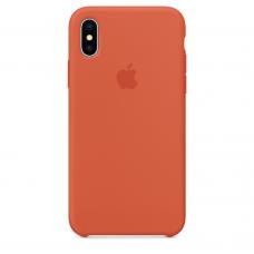 Чехол силиконовый Apple Silicon Case для iPhone Xs Max Коралловый