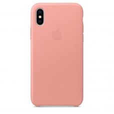 Чехол силиконовый Apple Silicon Case для iPhone Xs Max Светло-розовый