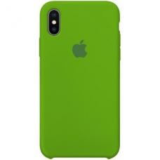 Чехол силиконовый Apple Silicon Case для iPhone Xs Max Зеленый	