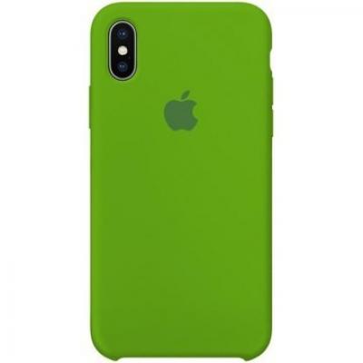 Силиконовый чехол Apple Silicon Case для iPhone Xs Max Зеленый