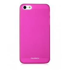 Тонкий чехол Nuoku для iPhone 5/5S Fresh Series Soft-touch Cover Лиловый