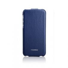 Кожаный чехол Nuoku для iPhone 5/5S Elite Series Exclusive Leather Case Синий