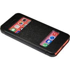 Чехол книжка для iPhone 5/5с/5s flip cover чёрный