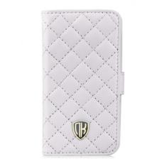 Кожаный чехол Nuoku для iPhone 4/4S Chic Luxury Lambskin Case Белый