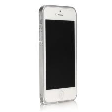 Металлический бампер для iPhone 5/5S Cross 0.7 mm Серебристый