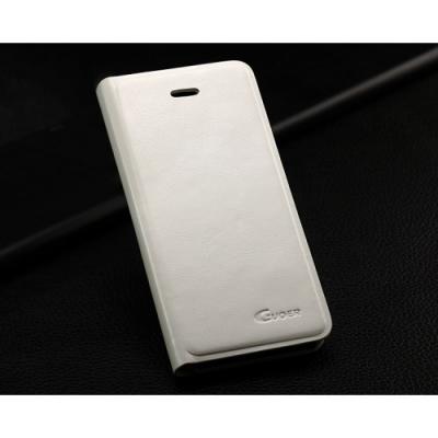 Кожаный Флип-чехол для iPhone 5/5S Guoer Белый