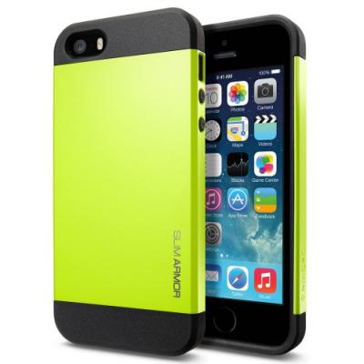 Чехол для iPhone 5С SGP Case Slim Armor Color Зеленый