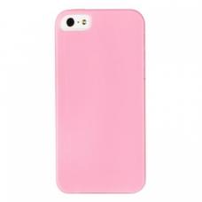 Силиконовый чехол для iPhone 5/5S глянцевый Розовый