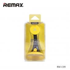 Автомобильный держатель смартфонов на приборную панель или стекло Remax RM-C15 Белый с мятным