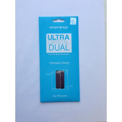 Защитная плёнка SGP Ultra Crystal Dual Ultimate Clarity для iPhone 5/5с/5s