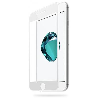 Защитное стекло Baseus Tempered Glass 0,3 мм для iPhone 6, 6s с Серебреной рамкой