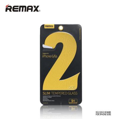 Защитное стекло 2шт Remax 2 Slim Tempered Glass для iPhone 6, 6s Глянцевое