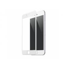 Защитное стекло Baseus Silk Screen Printed с силиконовым бортом 0.2mm для iPhone 7 Белый