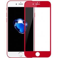 Бронь стекло Baseus Profit 0,2 мм Blue light для iPhone 7 Plus Красное