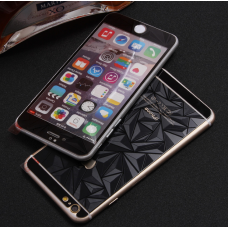 Защитное двухстороннее стекло Алмаз 2в1 для дисплея и корпуса iPhone 7 Черное
