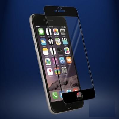 Защитное стекло 3D на весь экран для iPhone 8 c Черной рамкой