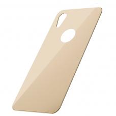 Защитное стекло заднее Baseus 0.3mm для корпуса iPhone XR Золотого цвета