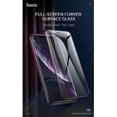 Защитное стекло HOCO SHARKS Anti Blue Ray для iPhone 11 c Черной рамкой