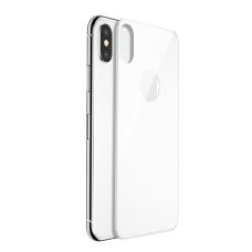 Защитное стекло заднее Baseus 0.3mm для iPhone Xs Max Белого цвета