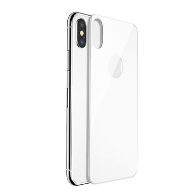 Защитное стекло заднее Baseus 0.3mm для корпуса iPhone Xs Max Белое