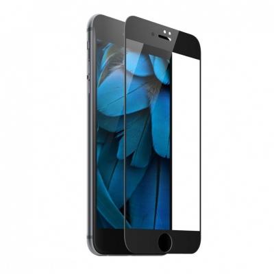 Защитное стекло 10D на iPhone 7/8 черного цвета