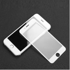 Защитное бронь стекло 6D для iPhone 6/6s белого цвета