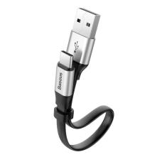 Кабель Type-C Baseus 3A Nimble Portable Cable 23см Серебристого цвета