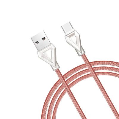 Кабель USB Type-C Hoco U25 1м Розового цвета