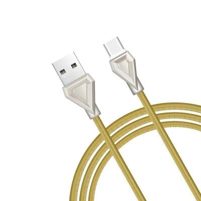 Кабель USB Type-C Hoco U25 1м Золотого цвета