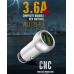 Автомобильное зарядное устройство LDNIO C401 3.6А с кабелем Micro USB на 2 USB выхода