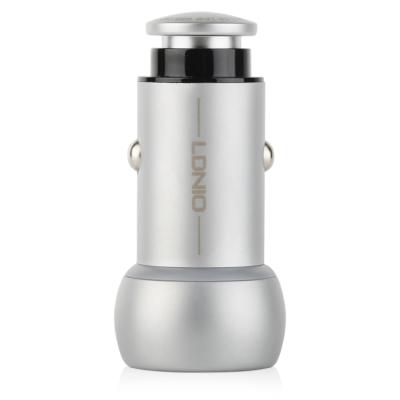 Автомобильное зарядное устройство LDNIO C401 3.6А с кабелем Micro USB на 2 USB выхода
