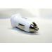 Автомобильный адаптер USB Remax 2.1A Белого цвета