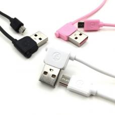 Кабель Micro USB JUNZI WK Design 1м Белого цвета