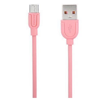 Кабель Micro USB Remax RC-031m 100cм Souffle cable Розовый