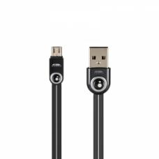Кабель Micro USB Remax RC-101m Lemen 1м Черного цвета