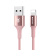 Кабель Lightning Baseus 100 см 2A Shining Cable With Jet Metal Розовое золото