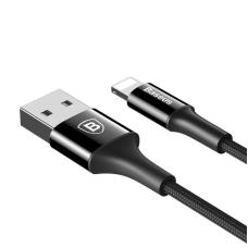 Кабель Lightning Baseus 100 см 2A Shining Cable With Jet Metal Серебристого цвета