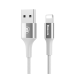 Кабель Lightning Baseus 100 см 2A Shining Cable With Jet Metal Серебристого цвета