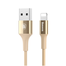 Кабель Lightning Baseus 100 см 2A Shining Cable With Jet Metal Золотого цвета