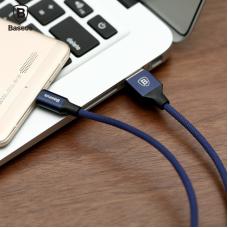 Кабель Lightning Baseus нейлоновый 120 см 2A Yiven Cable Темного-Синего цвета