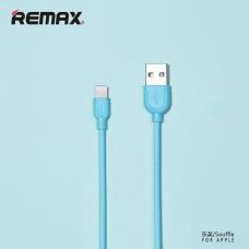 Кабель lightning 200см Remax Light RC-06i Голубого цвета