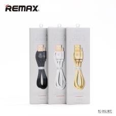 Кабель lightning 100см Remax Radiance RC-041i Золотого цвета