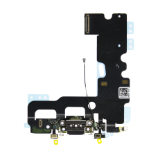 Нижний шлейф порта зарядки iPhone 7 Черный (Black), Оригинал